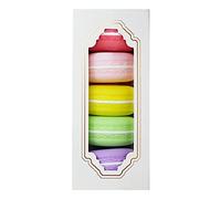 Conjunto de regalos de bálsamo de labios con máscara de labios macaron con máscara de labio hidratante crema de labios exfoliante de gelatina para una hidratación profunda nutritiva de labios 5pcs