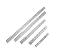 Conjunto de regla recta de acero inoxidable, Regla Recta De Doble Cara Acero Inoxidable Con Escala Métrica 15-50cm(200MM)