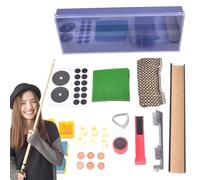 Conjunto de reparación de cola de cola-tip kit de reparación de 28x piscina-tzeue herramientas de repuesto, abrazaderas tzeu de piscina, puntas de palo de piscina, cortadores cue top, accesorios de