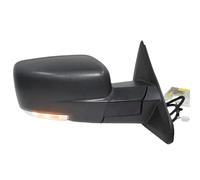 Conjunto De Retrovisor Lateral Puerta Coche Plegable Eléctricamente Con Doble Luz Y Calefacción Para Dodge Para Ram 1500 2500 3500 2013-2018 BLNETU(BLACK 1pc right)