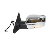 Conjunto De Retrovisor Lateral Puerta Coche Plegable Eléctricamente Con Doble Luz Y Calefacción Para Dodge Para Ram 1500 2500 3500 2013-2018 BLNETU(1pc left)