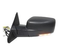 Conjunto De Retrovisor Lateral Puerta Coche Plegable Eléctricamente Con Doble Luz Y Calefacción Para Dodge Para Ram 1500 2500 3500 2013-2018 BLNETU(BLACK 1pc left)