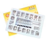 Conjunto de rompecabezas anidados - Juego de rompecabezas | Juego de desenredar para y Adultos, desarrollo de habilidades motoras de la primera infancia, Regalos de fiesta, desafío de habilidades