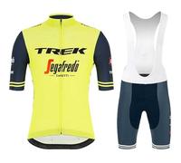 Conjunto de Ropa de Ciclismo Personalizada para Hombres Maillot de Manga Corta de Verano y Culotte con Tirantes y Acolchado para Equipos Pro