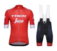 Conjunto de Ropa de Ciclismo Personalizada para Hombres Maillot de Manga Corta de Verano y Culotte con Tirantes y Acolchado para Equipos Pro