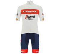 Conjunto de Ropa de Ciclismo Personalizada para Hombres Maillot de Manga Corta de Verano y Culotte con Tirantes y Acolchado para Equipos Pro