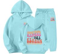 Conjunto de Ropa Infantil para bebé Conjuntos de Invierno para Niñas Chándal Forro Polar Estampado Elegante Sudadera Capucha Pantalones Deportivos Cálidos Abrigados