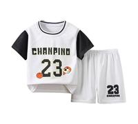 Conjunto de Ropa Infantil para bebé My First Cumpleaños Dibujos Dinosaurio Traje Camiseta Chaleco lazadas Pantalones Tirantes Casual 2 Piezas 1-6 años