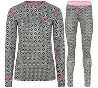 Conjunto de ropa interior de esquí Kari Traa Fryd, señora, negro/blanco