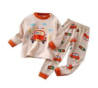 Conjunto de Ropa Interior para niños de otoño y Navidad, Pijamas de Manga Larga cálidos de algodón para bebés y niñas 4 Años Niño Albornoz Microfibra Mujer Barato