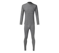 Conjunto de ropa interior térmica gruesa de color sólido para hombre, conjunto de ropa interior térmica gruesa para invierno, ropa de otoño, pantalones de otoño para entrenamiento en casa, deportes, D