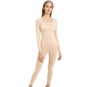 Conjunto de ropa interior térmica para mujer | Ropa suave y cálida sin costuras | Conjuntos de ropa interior larga para mujer | Para capa básica Pijamas viaje Navidad otoño interior E, Color de la