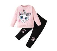 Conjunto de Ropa Niña Cortos Casual 2 Piezas espectáculo Danza del Vientre Camiseta sin Mangas y Pantalones Sueltos Gasa Fruncido Chándal para niños a 11 años