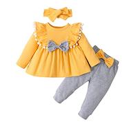 Conjunto de Ropa Niña Hip Hop para Niñas Verano Girasol Top Pantalones Cargo Primavera Acanalado Algodón Deportiva niños 2 a 11 años