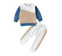 Conjunto De Ropa para Bebé Y Niño Conjunto De Otoño para Bebé Niño De 2 Piezas Camiseta Y Pantalones Jogger Manga Larga Casual Primavera Otoño E Invierno