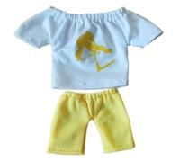 Conjunto de ropa para diapasón: camiseta y pantalones con minidedos, juguetes interactivos para, accesorios para patineta y patinete | Juego atractivo para niños, niñas, niños, favores de fiesta