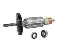 Conjunto de rotor de armadura resistente para HR2450 HR2440F HR2451 HR2450F Kit de reparación de martillo eléctrico con rodamientos duales, núcleo de metal, acabado negro (juego)