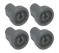 Conjunto de rueda de cesta de lavavajillas de 4 piezas para favoritos y para modelos de lavavajillas Zanussi diseñados para una integración y fiabilidad sin costuras