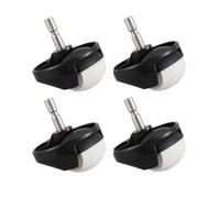 Conjunto De Rueda Delantera De Repuesto For Roborock Y Roomba. Piezas For Aspiradoras Robot.(Black 4pcs)