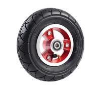 Conjunto de rueda inflable de 8 pulgadas 200X50 for patinete eléctrico, tubo interior de neumático exterior con piezas de repuesto de cubo de aleación(M10 wheel)