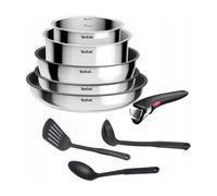 Conjunto de Sartenes TEFAL Ingenio L881S904 (9 Piezas - Inox)