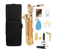 Conjunto De Saxofón Eb Euphonium, Saxofón Profesional Plano Con Caja De Tela, Boquilla, Piezas De Saxofón, Accesorios, Instrumento De Viento De Madera