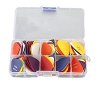 Conjunto de Selección de Guitarra ABS Premium de 100pcs con Diseño I-Slip para Tipos de Guitarra en una Conveniente Caja de Almacenamiento