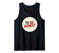 Conjunto de Sello To be Honest Camiseta sin Mangas