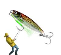 Conjunto de señuelo de simulación artificial, diseño realista de Lure para el uso, con diseño de gancho y función de diseño, efecto falso de cebado, Beginner Angler Fishing Gear Accessory