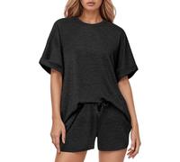 Conjunto De Short Y Blusa Deportivo Dos Gym Pantalón Verano Camiseta Mallas Capuchas Marca Licra Short Oferta Tela Rosado Entrenar Bota Madre Montar Polo Sudaderas