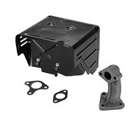 Conjunto de silenciador de generador eléctrico EVTSCAN para piezas de motor de gasolina Honda GX340 GX390 182F 188F