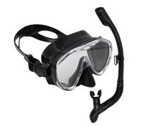 Conjunto de snorkel seco, máscara de buceo antivaho y panorámica de amplio campo de visión.