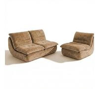 Conjunto de sofá Sillón comprimido Pack Nuvia Living (Beige Beige)