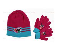 Conjunto de Sombrero y Guantes Bing Fuxia Regabilia