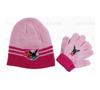 Conjunto de Sombrero y Guantes Bing Rosa Regabilia