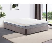 Conjunto de somier de 140 x 190 cm + colchón de espuma desenfundable de 10 cm - NASUS de YSMÉE