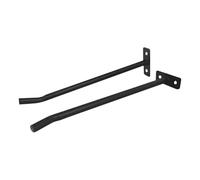 Conjunto De Soporte De Bola De Yoga: Estanterías De Soporte De Pared De 2 Piezas 15.35x1.57x3.94in, Polos Gruesos De 0.79 Pulgadas, Almacenamiento De Servicio Pesado Que Ahorra Espacio | Estudios De G