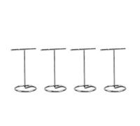 Conjunto de soporte de exhibición de pendientes en forma de T, organizador de joyería para tienda (Black)
