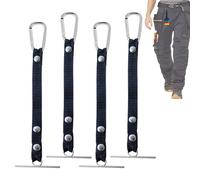 Conjunto De Soportes De Cinta Adhesiva - 4 Piezas, Organizadores De Cinturón De Herramientas, Gadget De Construcción De Poliéster, Banda De Clip Antioxidante, Accesorio De Trabajo Resistente | Almacén