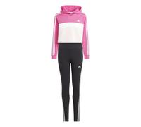 Conjunto de sudadera con capucha y leggings infantil adidas Tiberio 3-Stripes Colorblock 14/15 años
