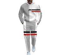 Conjunto de Sudadera con Capucha y Pantalones de chándal para Hombre Dragon 3D Impreso Sudadera de Manga Larga y Pantalones Jogger Conjunto de 2 Piezas