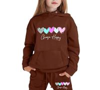 Conjunto de Sudadera con Capucha y Pantalones Largos Ligeros, con Estampado de Manga Larga para niños y niñas, chándal Moderno para Primavera y otoño.