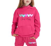Conjunto de Sudadera con Capucha y Pantalones Largos Ligeros, con Estampado de Manga Larga para niños y niñas, chándal Moderno para Primavera y otoño.