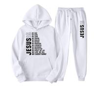 Conjunto de sudadera y pantalón deportivo para mujer, informal, con estampa | Conjuntos Deportivos Estampados Dos Pilates Leggins Negras Beige Algodon Oferta Parejas Crop Pink Dibujo