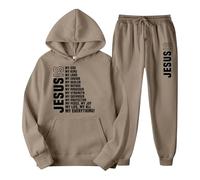 Conjunto de sudadera y pantalón deportivo para mujer, informal, con estampa | Conjuntos Deportivos Estampados Dos Pilates Leggins Negras Beige Algodon Oferta Parejas Crop Pink Dibujo