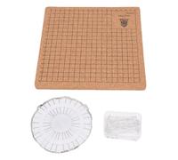 Conjunto de Tablero de Macrame, Tableros de Macrame de Corcho Fácil de Comprender y Desmontar el Tablero Tejido de Encaje Equipado con Alfileres Fijos en Forma de T para el