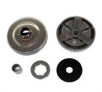 Conjunto de tambor de embrague de motosierra con rodamiento y piñón para motosierras 4500 5200 5800 45CC 52CC 58CC, kit de tambor de embrague de 5 piezas para exteriores piezas de equipo eléctrico