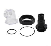 Conjunto de tapa de prefiltro transparente, para piscina SPS25 SPS50 SPS75 SPS100, para cubierta de cesta de filtro de plástico ABS con juntas tóricas, para piscina de fácil instalación
