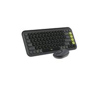 Conjunto de teclado y ratón Bluetooth - Logitech - Grafito - Escritura cómoda - Teclas programables - Clics discretos