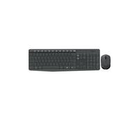 Conjunto de teclado y ratón inalámbricos Logitech MK235, gris.
